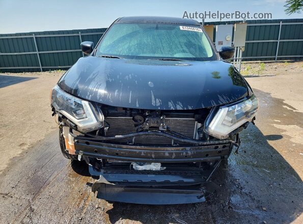 KNMAT2MVXJP528764 2018 NISSAN ROGUE Black Вид спереду