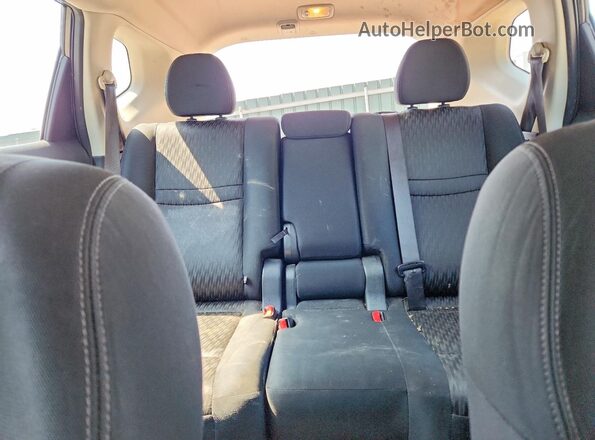 KNMAT2MVXJP528764 2018 NISSAN ROGUE Black Вид задніх сидінь