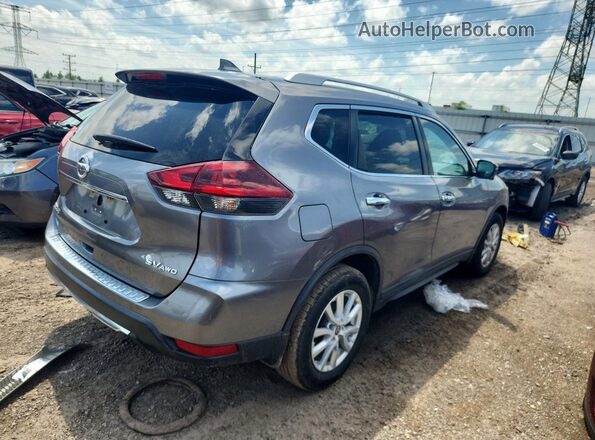 KNMAT2MVXJP567161 2018 NISSAN ROGUE Gray Trasero derecho