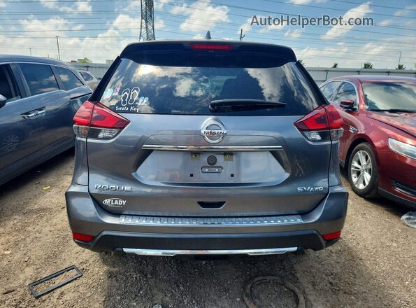 KNMAT2MVXJP567161 2018 NISSAN ROGUE Gray Vista trasera