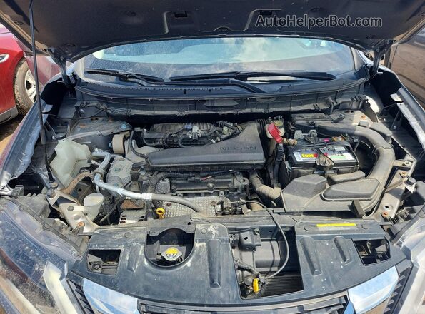 KNMAT2MVXJP567161 2018 NISSAN ROGUE Gray Vista interior trasera