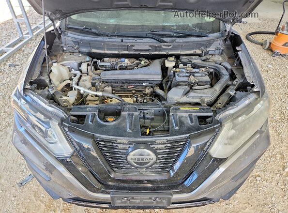 KNMAT2MVXJP576488 2018 NISSAN ROGUE Gray ძრავის განყოფილების ხედი