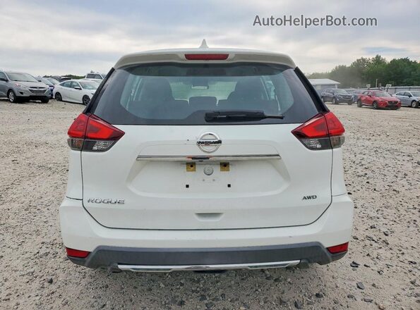 KNMAT2MVXJP602202 2018 NISSAN ROGUE White Widok z tyłu
