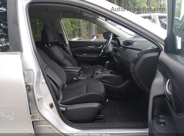 KNMAT2MVXJP603172 2018 NISSAN ROGUE Silver წინა სალონის ხედი