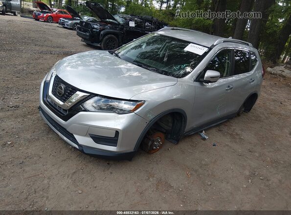 KNMAT2MVXJP603172 2018 NISSAN ROGUE Silver წინა მარცხენა ხედი სამი მეოთხედიდან