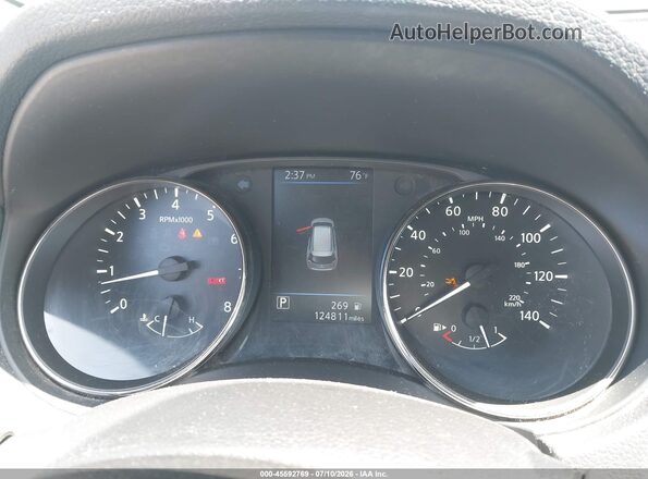 KNMAT2MVXKP536199 2019 NISSAN ROGUE White უკანა სავარძლების ხედი