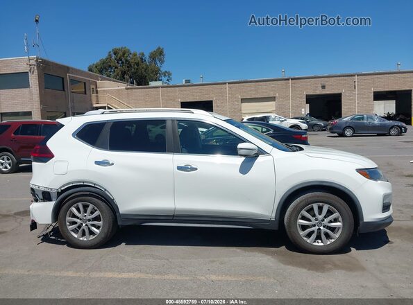 KNMAT2MVXKP536199 2019 NISSAN ROGUE White უკანა სალონის ხედი