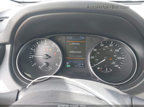 KNMAT2MVXLP508095 2020 NISSAN ROGUE Gray Widok tylnych siedzeń