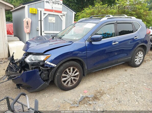 KNMAT2MVXLP524183 2020 NISSAN ROGUE Navy Передняя левая четверть