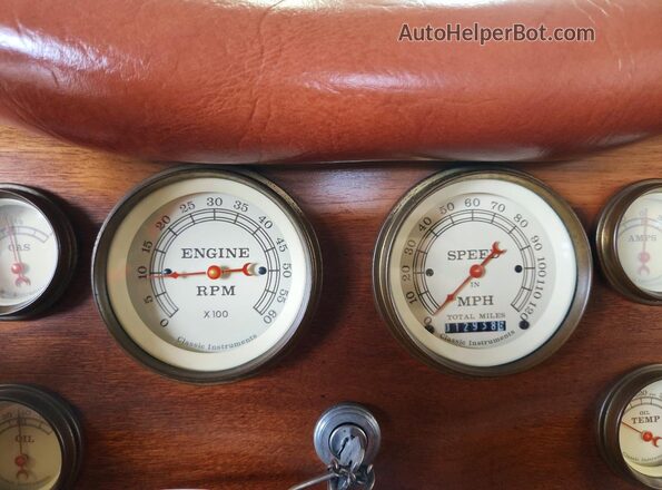 LC150147 1929 MERCEDES-BENZ REPLICA Tan Vista del cuadro de instrumentos