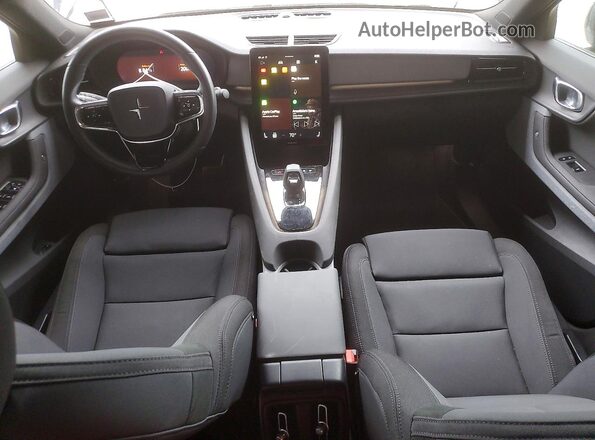 LPSED3KAXML018570 2021 POLESTAR 2 Gray Dashboard view