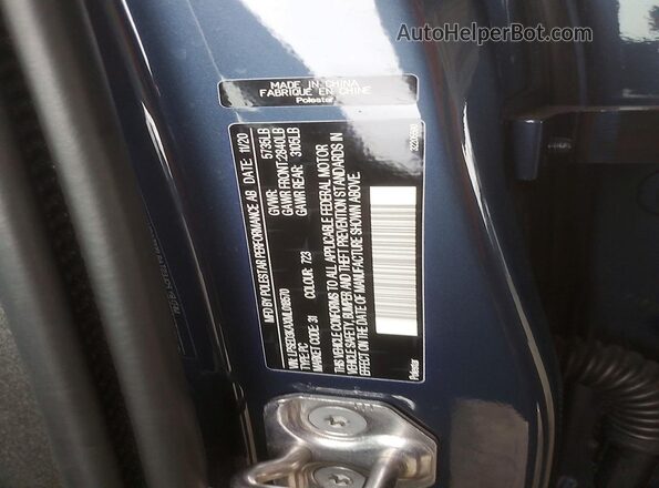 LPSED3KAXML018570 2021 POLESTAR 2 Gray Engine compartment view