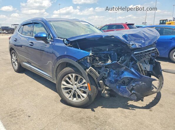 LRBAZLR41PD014833 2023 BUICK ENVISION Blue Przód prawy