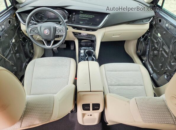 LRBAZLR42ND123928 2022 BUICK ENVISION Gray Առջևի վահանակի տեսք