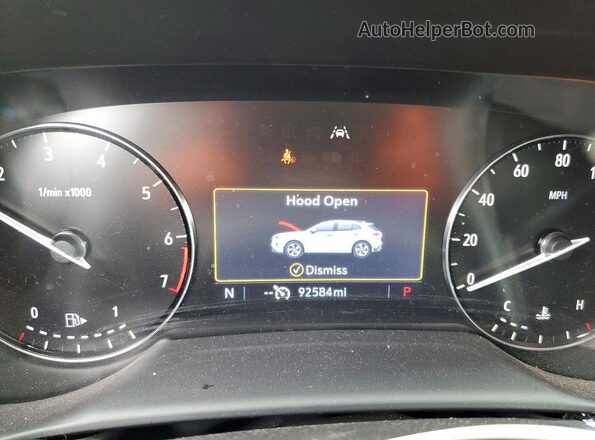 LRBAZLR43ND129690 2022 BUICK ENVISION Черный Вид щитка приборов