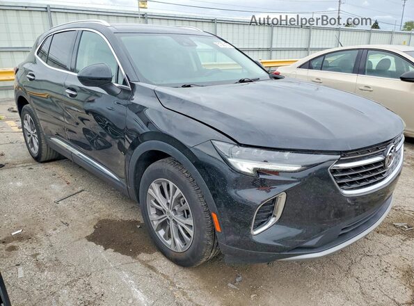 LRBAZLR43ND129690 2022 BUICK ENVISION Черный Передняя правая четверть