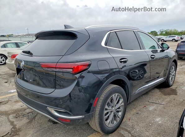 LRBAZLR43ND129690 2022 BUICK ENVISION Черный Задняя правая четверть