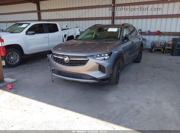 LRBAZLR45MD195849 2021 BUICK ENVISION Silver წინა მარცხენა ხედი სამი მეოთხედიდან