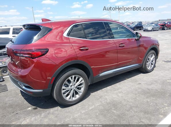 LRBAZLR46ND068738 2022 BUICK ENVISION Red Rear right