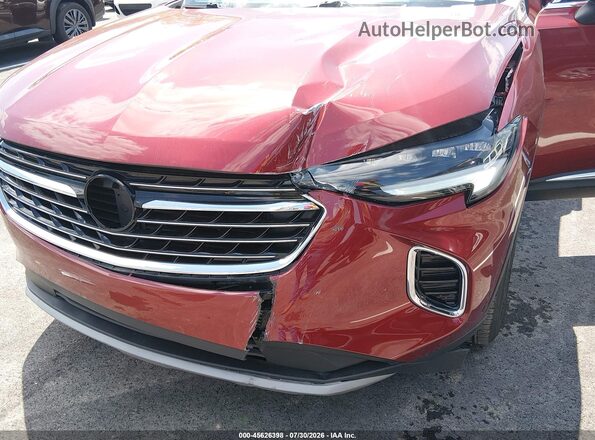 LRBAZLR46ND068738 2022 BUICK ENVISION Red Front view