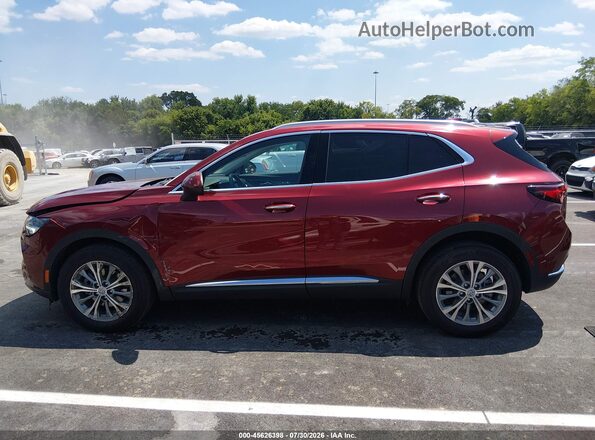 LRBAZLR46ND068738 2022 BUICK ENVISION Red 