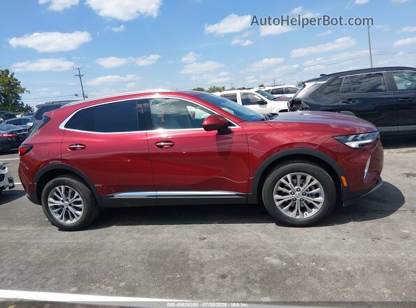 LRBAZLR46ND068738 2022 BUICK ENVISION Red 360 interior view