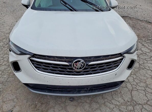 LRBAZLR46ND159010 2022 BUICK ENVISION White Vista del compartimento del motor
