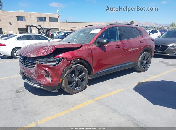 LRBAZLR47PD035931 2023 BUICK ENVISION Red Przód lewy