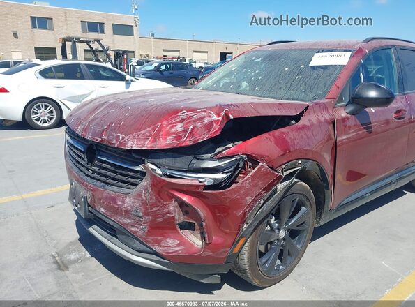 LRBAZLR47PD035931 2023 BUICK ENVISION Red Widok z przodu