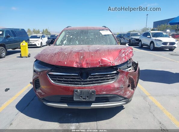 LRBAZLR47PD035931 2023 BUICK ENVISION Red Widok zestawu wskaźników