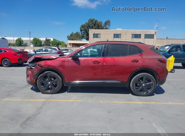 LRBAZLR47PD035931 2023 BUICK ENVISION Red Widok wnętrza 360 stopni