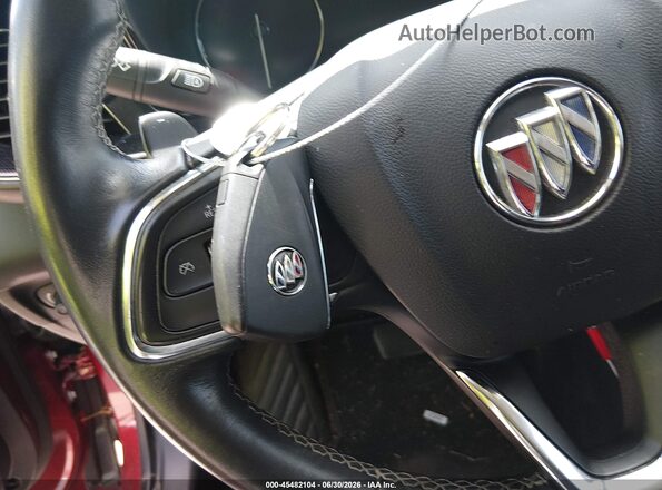 LRBAZLR47PD066404 2023 BUICK ENVISION Red Dashboard view