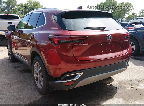 LRBAZLR4XPD014233 2023 BUICK ENVISION Burgundy Задня ліва чверть