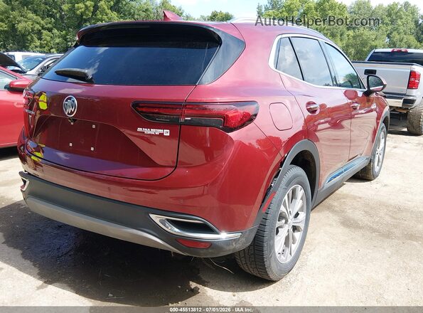 LRBAZLR4XPD014233 2023 BUICK ENVISION Burgundy Задня права чверть
