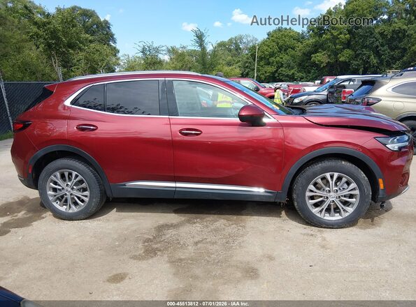 LRBAZLR4XPD014233 2023 BUICK ENVISION Burgundy Панорамний вид салону 360°