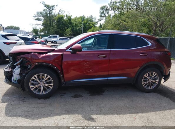 LRBAZLR4XPD014233 2023 BUICK ENVISION Burgundy 