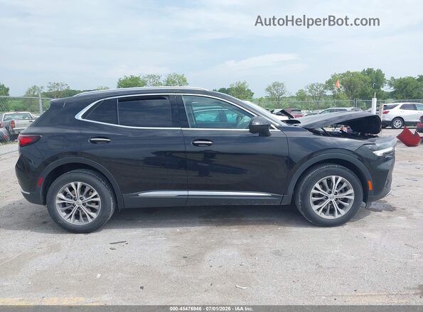 LRBAZLR4XPD065196 2023 BUICK ENVISION Black Widok wnętrza z tyłu