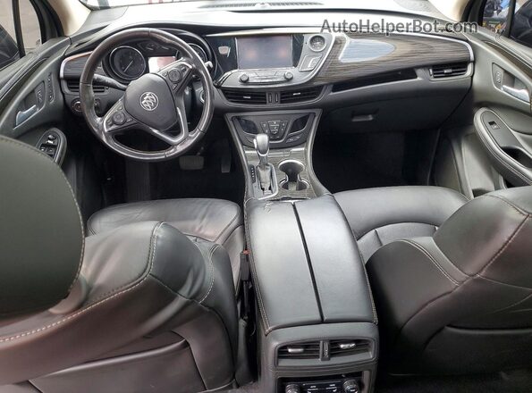 LRBFX1SA2JD009213 2018 BUICK ENVISION Black Вид панелі приладів