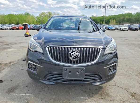 LRBFX1SA2JD009213 2018 BUICK ENVISION Black Вид спереду