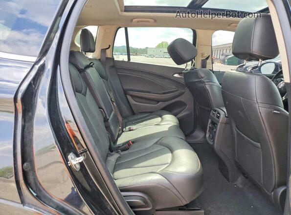 LRBFX1SA2JD009213 2018 BUICK ENVISION Black Вид задньої частини салону