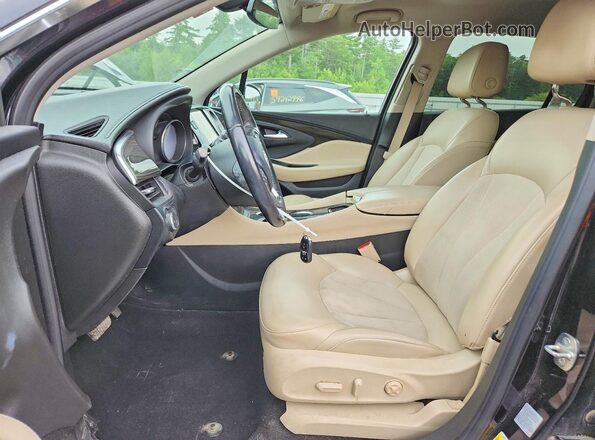 LRBFX1SA3KD010680 2019 BUICK ENVISION Black Вид салону спереду