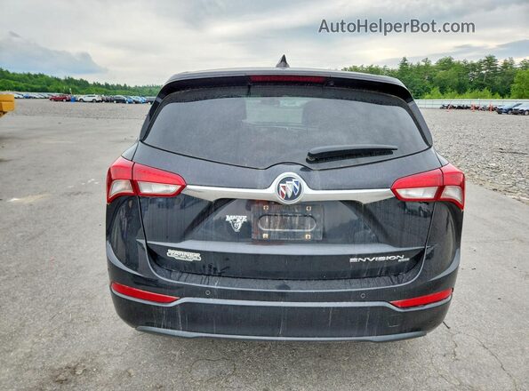 LRBFX1SA3KD010680 2019 BUICK ENVISION Black Вид ззаду