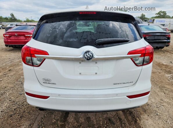 LRBFX1SA4JD016888 2018 BUICK ENVISION White უკანა ხედი