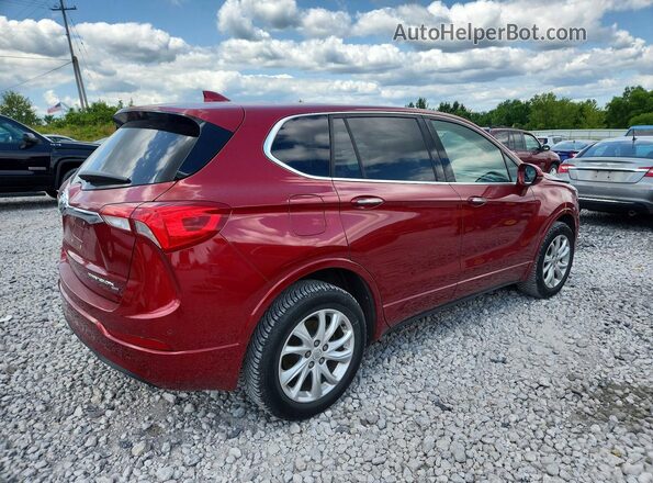 LRBFX1SA4KD089910 2019 BUICK ENVISION Red Rear right