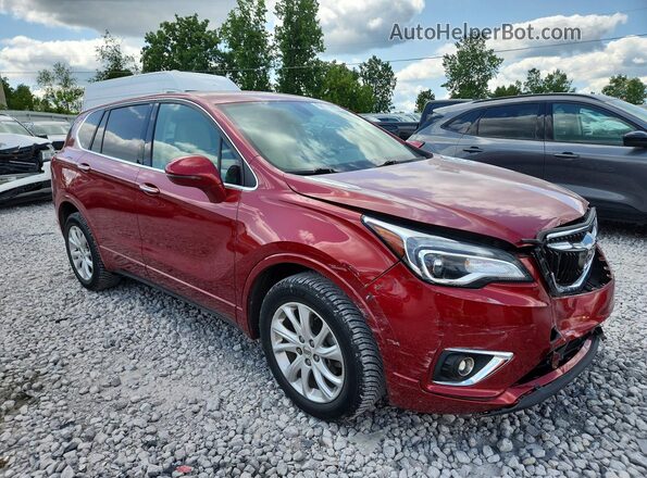 LRBFX1SA4KD089910 2019 BUICK ENVISION Red Front right