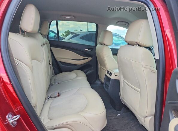 LRBFX1SA4KD089910 2019 BUICK ENVISION Red Rear interior view
