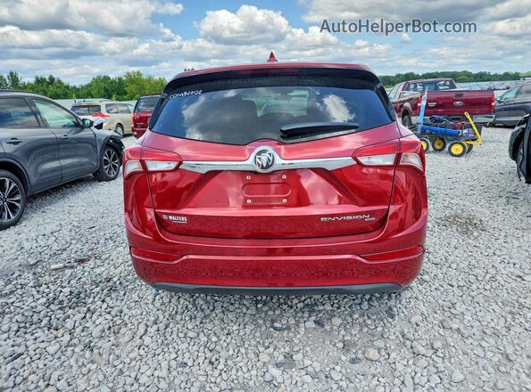 LRBFX1SA4KD089910 2019 BUICK ENVISION Red Rear view