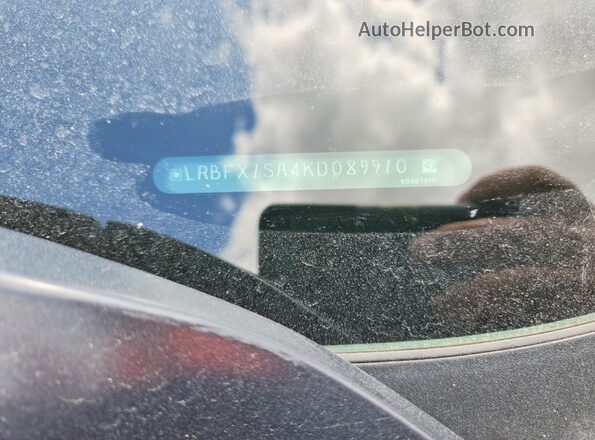 LRBFX1SA4KD089910 2019 BUICK ENVISION Red VIN sticker view