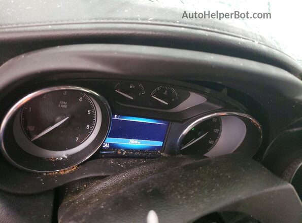 LRBFX1SA5KD004959 2019 BUICK ENVISION Black ხელსაწყოთა პანელის ხედი