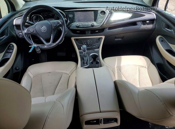 LRBFX1SA6KD025707 2019 BUICK ENVISION Silver Dashboard view